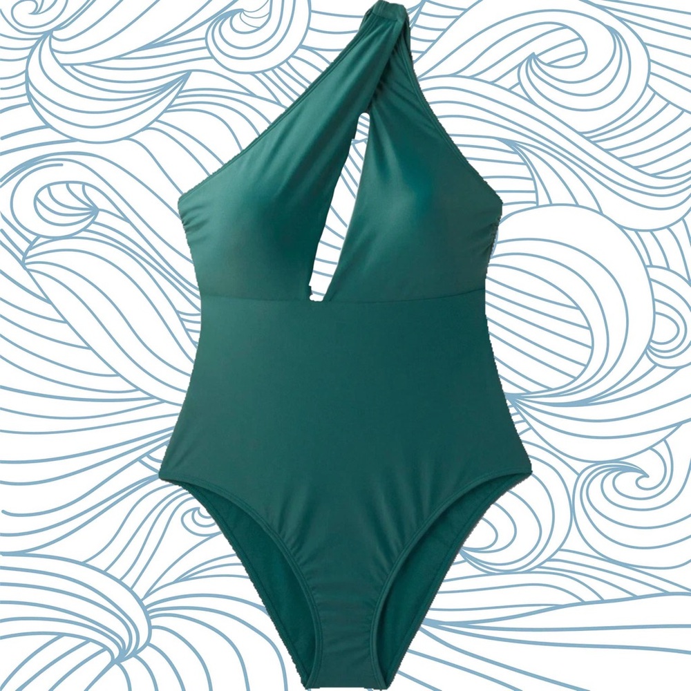 Shade & Shore One Shoulder One-Piece Swimsuit
